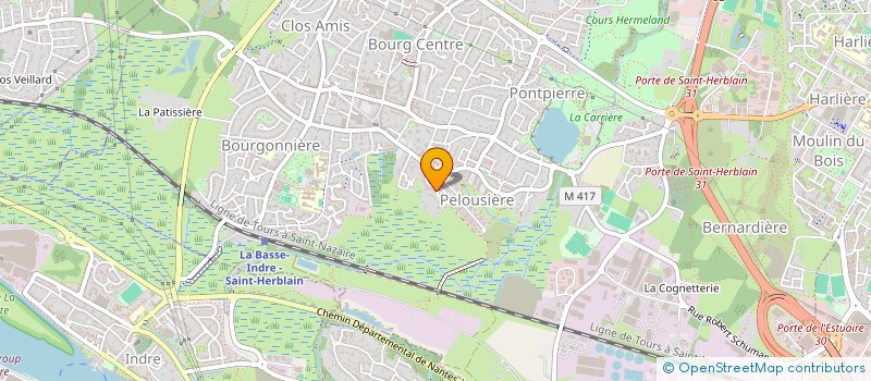 localisation de l'entreprise SCI SINIERE  SAINT-HERBLAIN