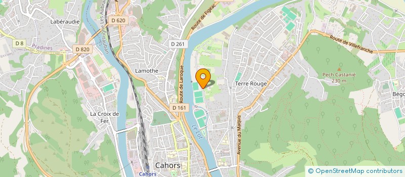 localisation de l'entreprise SCI SINIMA  CAHORS