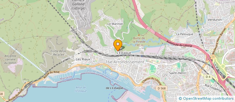 localisation de l'entreprise SCI SINITZKI à MARSEILLE 16