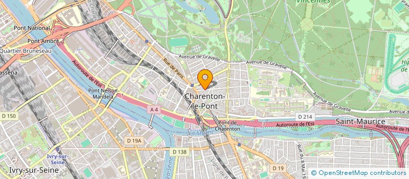 localisation de l'entreprise SCI SINMAG II INVEST  CHARENTON-LE-PONT