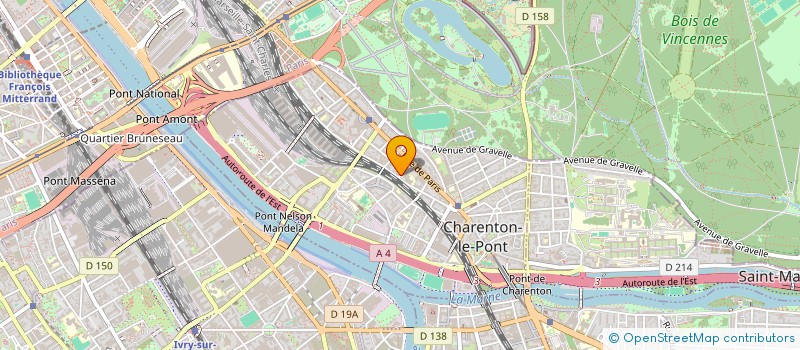 localisation de l'entreprise SCI SINMAG INVEST  CHARENTON-LE-PONT