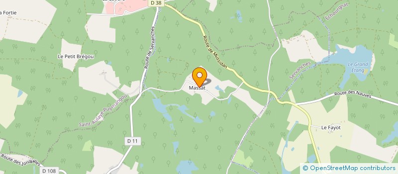 localisation de l'entreprise SCI SINMAN 13  SAINT AULAYE-PUYMANGOU