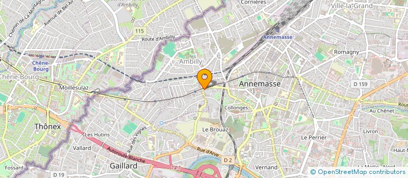 localisation de l'entreprise SCI SINNATHAMBY LAURENT à ANNEMASSE
