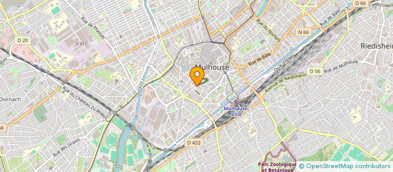 localisation de l'entreprise SCI SINNE BRULEE  MULHOUSE