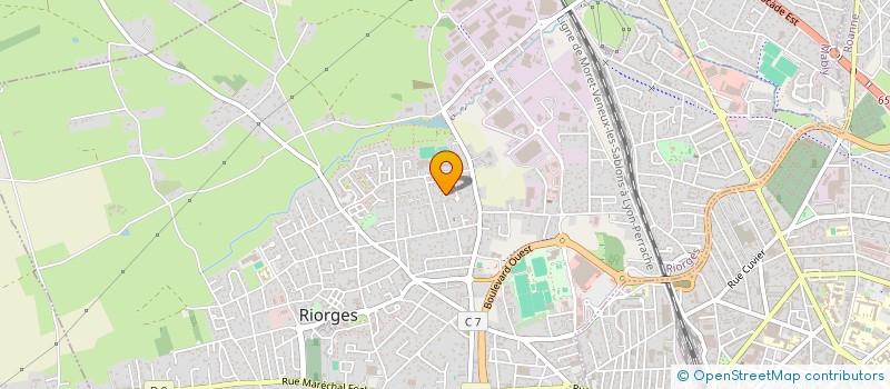 localisation de l'entreprise SCI SINOIR à RIORGES