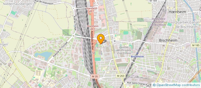 localisation de l'entreprise SCI SINOP  BISCHHEIM