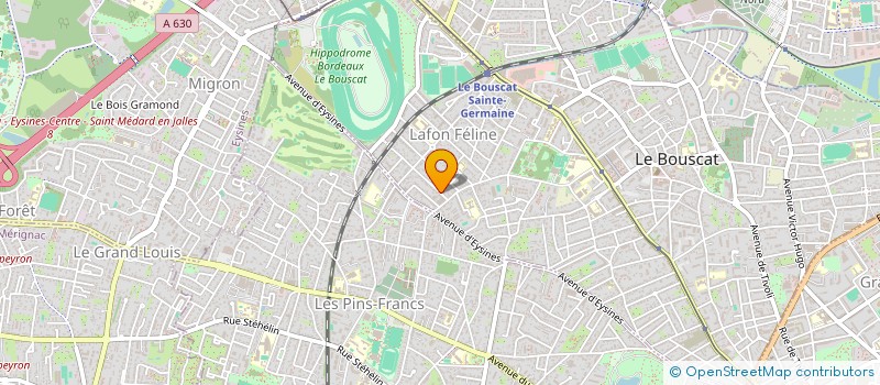 localisation de l'entreprise SCI SINOPLE  LE BOUSCAT