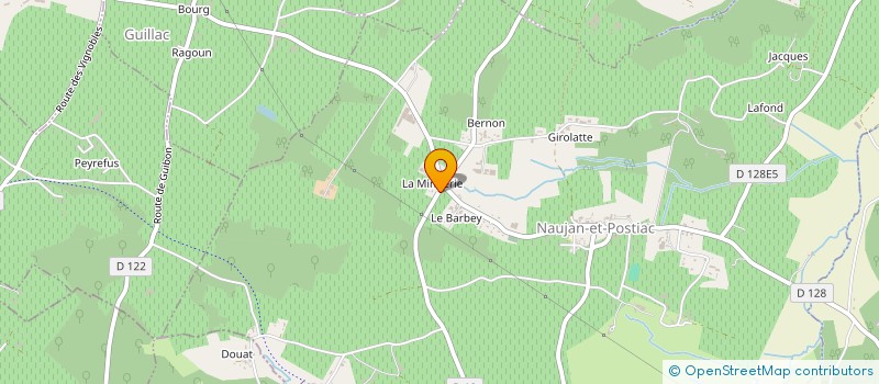 localisation de l'entreprise SCI SINTES  NAUJAN-ET-POSTIAC