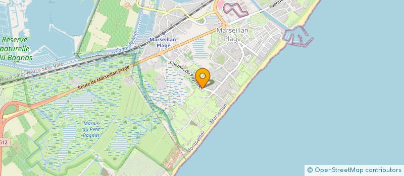 localisation de l'entreprise SCI SINTES LABARRE à MARSEILLAN