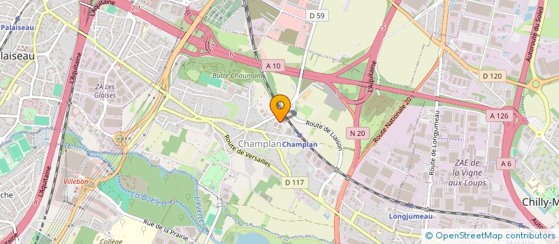 localisation de l'entreprise SCI SINVEST  CHAMPLAN