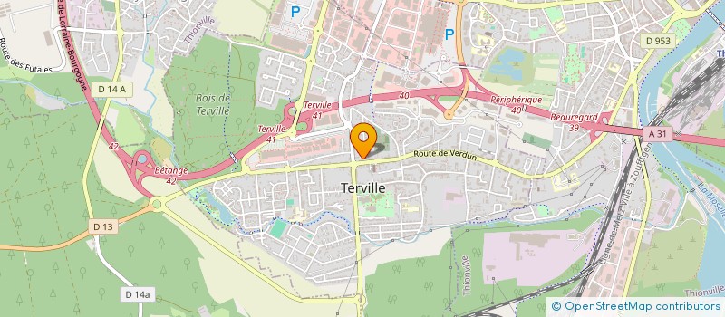 localisation de l'entreprise SCI SINYAS  TERVILLE