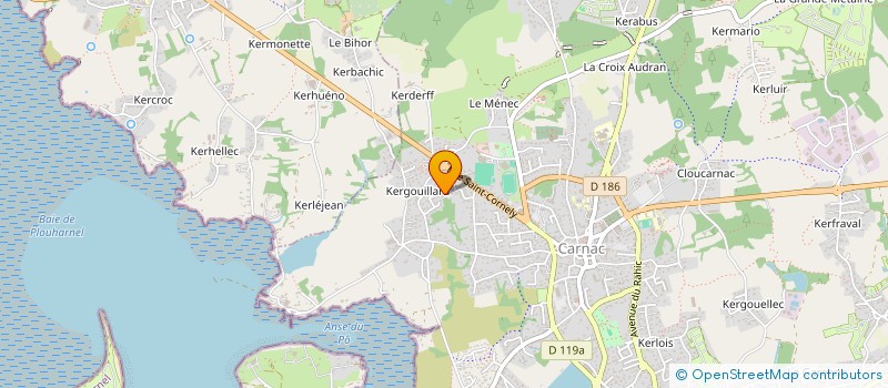 localisation de l'entreprise SCI SIOCNARFEL  CARNAC