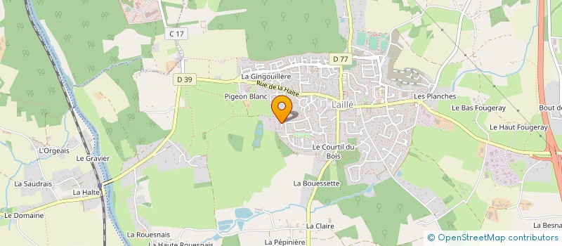 localisation de l'entreprise SCI SION  LAILLE