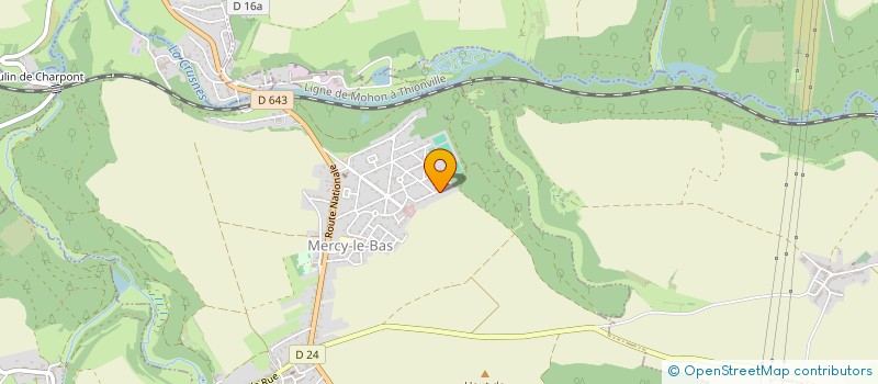 localisation de l'entreprise SCI SIOSTRA  MERCY-LE-BAS