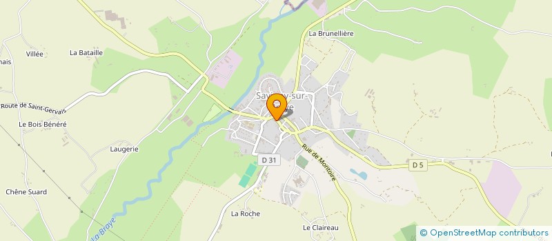 localisation de l'entreprise SCI SIOTRAD  SAVIGNY-SUR-BRAYE