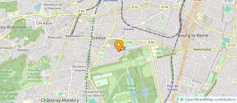 localisation de l'entreprise SCI SIOZADE à SCEAUX