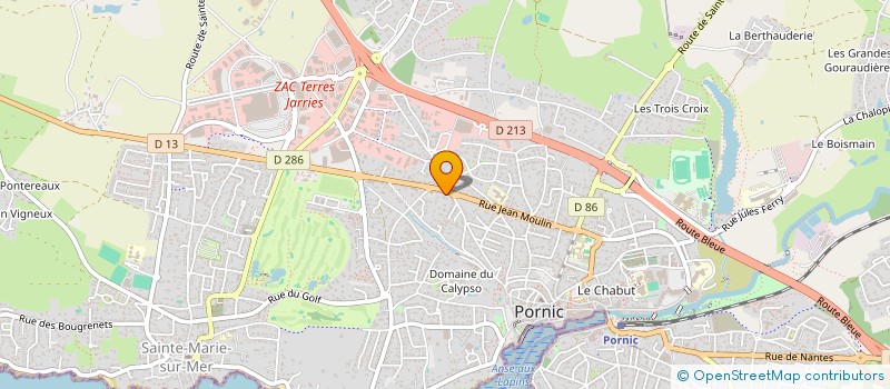 localisation de l'entreprise SCI SIPAD  PORNIC