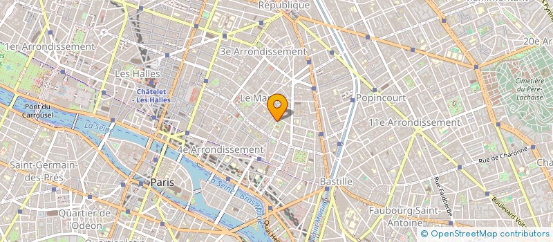 localisation de l'entreprise SCI SIPAGIS  PARIS