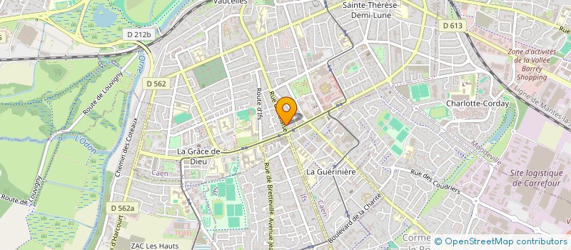 localisation de l'entreprise SCI SIPAR à CAEN
