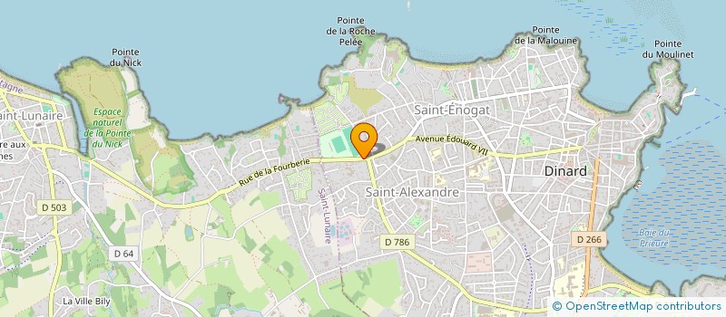 localisation de l'entreprise SCI SIPARE  DINARD