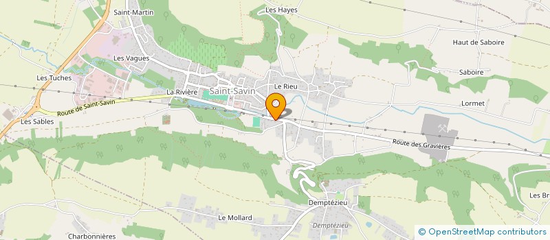 localisation de l'entreprise SCI SIPASLEA IMMO à SAINT-SAVIN