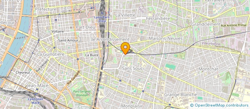 localisation de l'entreprise SCI SIPE  LYON