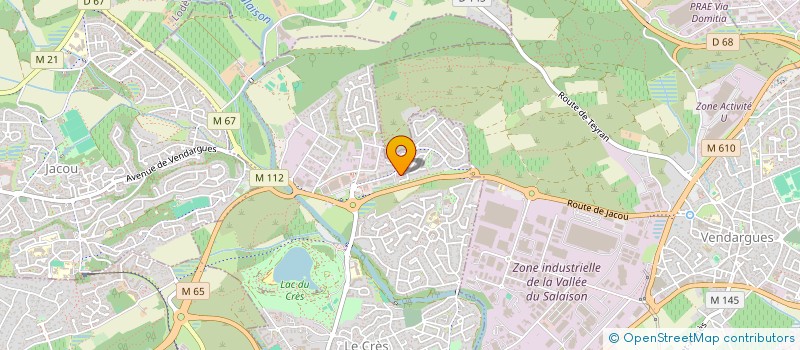 localisation de l'entreprise SCI SIPHAX  LE CRES