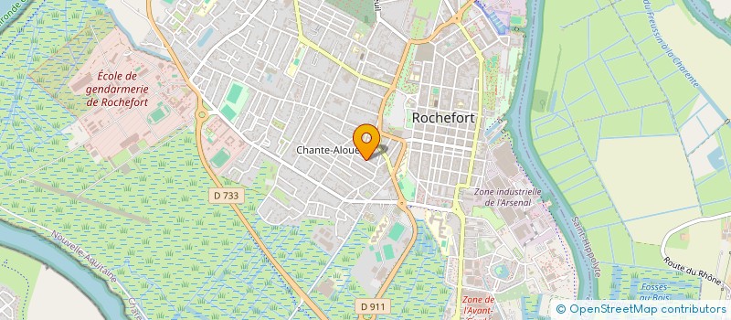 localisation de l'entreprise SCI SIPHIL  ROCHEFORT