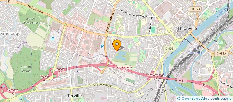 localisation de l'entreprise SCI SIPO à THIONVILLE