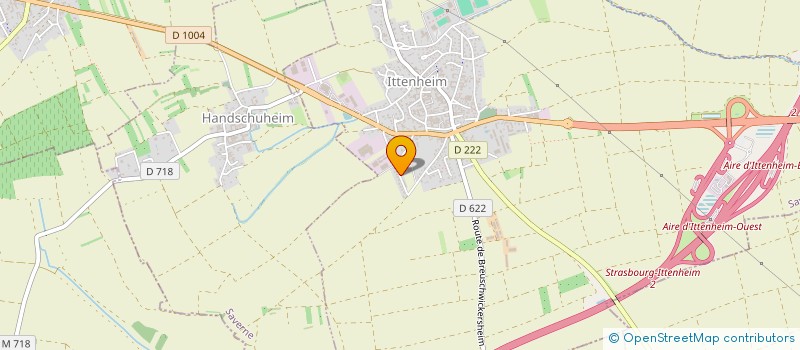 localisation de l'entreprise SCI SIPP  ITTENHEIM