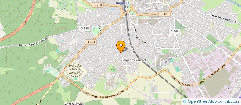 localisation de l'entreprise SCI SIPRARO  HAGUENAU