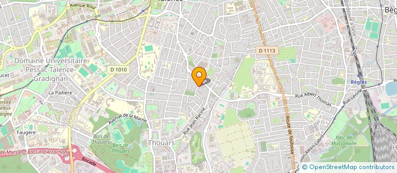 localisation de l'entreprise SCI SIPRIEN IMMO  TALENCE