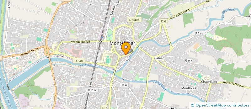 localisation de l'entreprise SCI SIPRO à MONTELIMAR