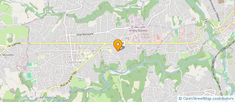 localisation de l'entreprise SCI SIQUEMA  CRAPONNE