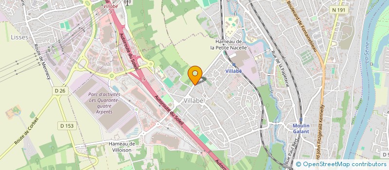 localisation de l'entreprise SCI SIR  SOIGNOLLES-EN-BRIE