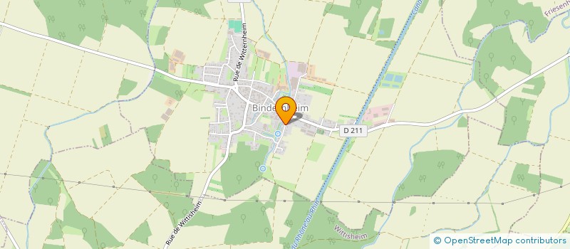 localisation de l'entreprise SCI SIRAES III  BINDERNHEIM