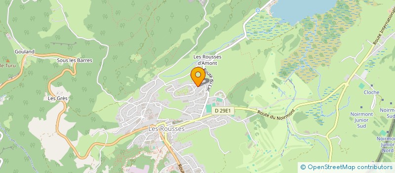 localisation de l'entreprise SCI SIRAMIFOR  LES ROUSSES