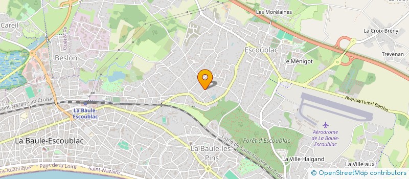 localisation de l'entreprise SCI SIRAYAN  LA BAULE-ESCOUBLAC