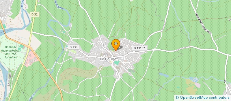 localisation de l'entreprise SCI SIRE ROL  LE POUGET