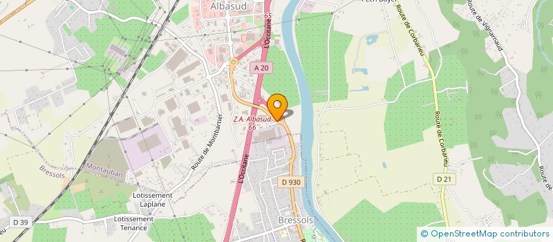 localisation de l'entreprise SCI SIREJOL BEAUREGARD  MONTAUBAN