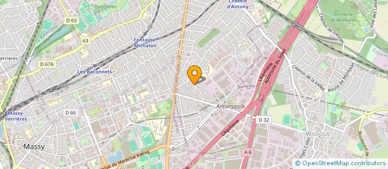 localisation de l'entreprise SCI SIRELANE  ANTONY