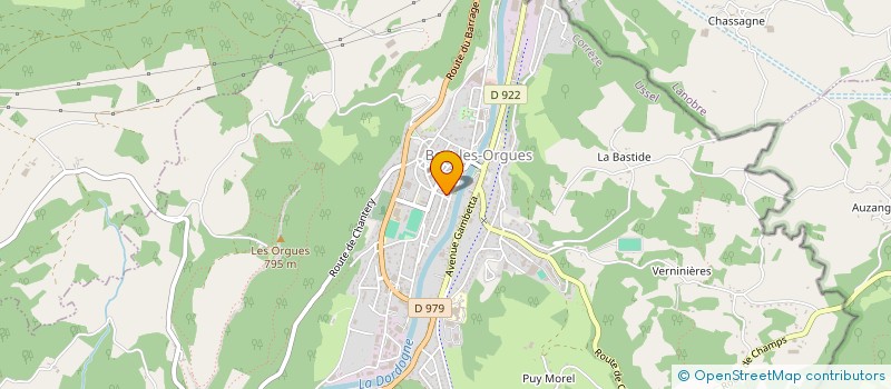 localisation de l'entreprise SCI SIRIEIX & ASSOCIES  BORT-LES-ORGUES