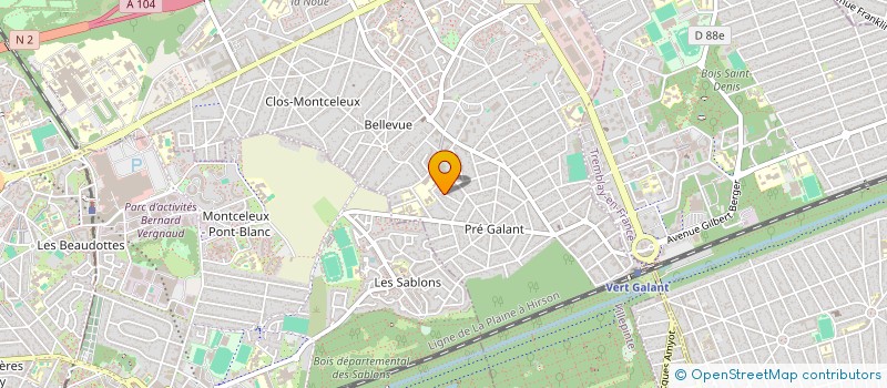 localisation de l'entreprise SCI SIRINE à VILLEPINTE