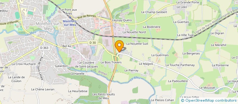 localisation de l'entreprise SCI SIRIUS  BRETEIL