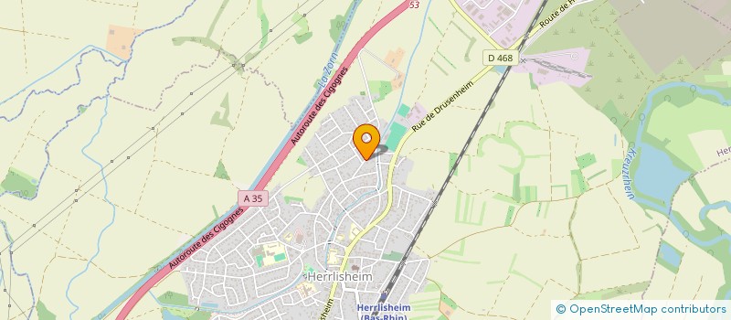 localisation de l'entreprise SCI SIRIUS  HERRLISHEIM