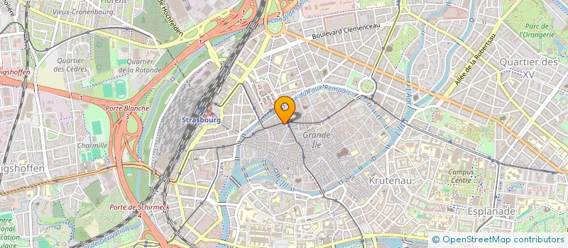 localisation de l'entreprise SCI SIRIUS  STRASBOURG