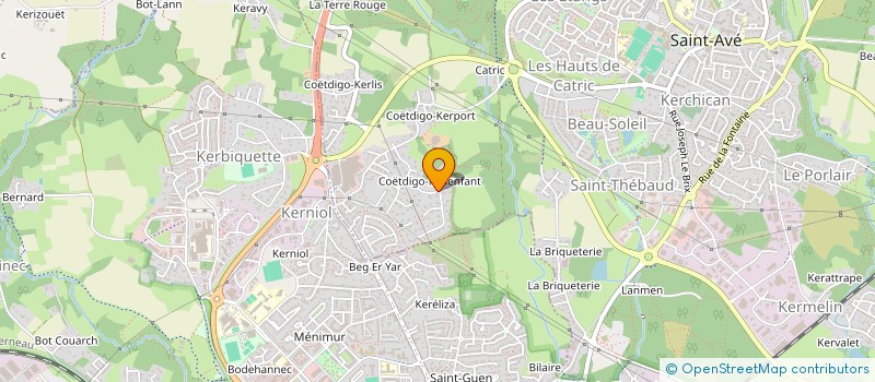 localisation de l'entreprise SCI SIRIUS  SAINT-AVE