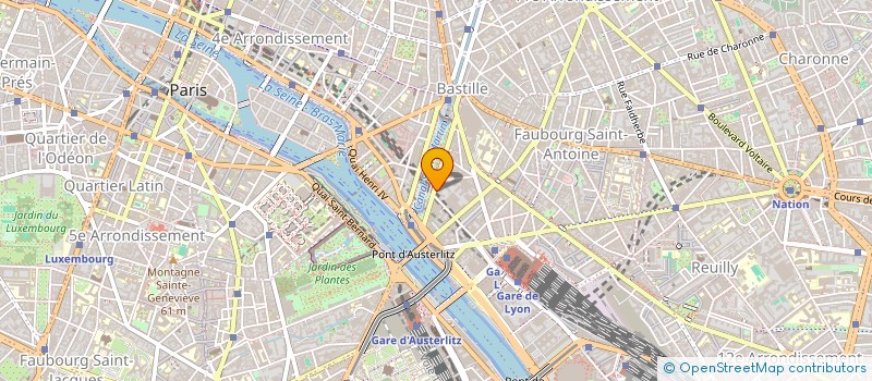 localisation de l'entreprise SCI SIRIUS  PARIS