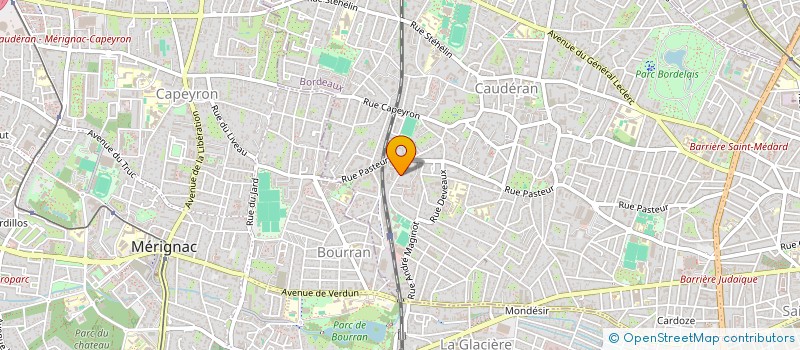 localisation de l'entreprise SCI SIRIUS  BORDEAUX