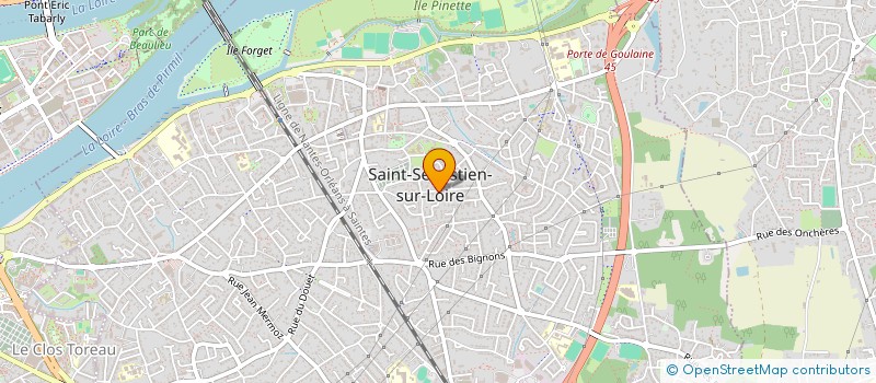 localisation de l'entreprise SCI SIRIUS IMMO à SAINT-SEBASTIEN-SUR-LOIRE